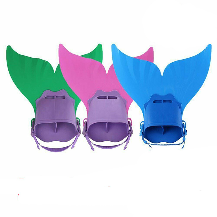 Wholesale Swimming Foot Paddles Monofin Fins Flippers Tool Webbed Training Diving