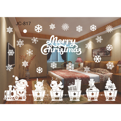 Christmas Snowflake Window Sticker Christmas Wall Stickers Room Wall Decals Christmas Decorations for Home New Year 2021