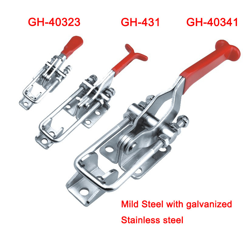 galvanized manual locking toggle clamps