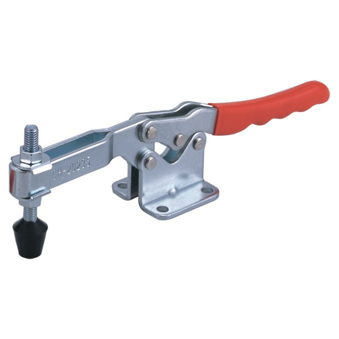 Horizontal galvanized zinc heavy duty metal toggle clamp