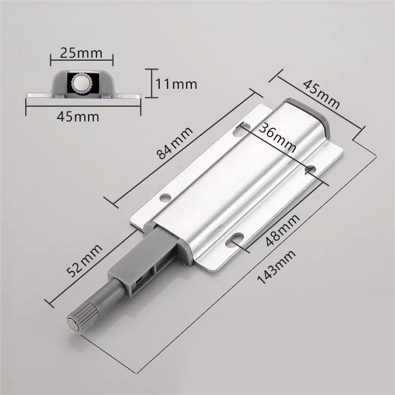 Damper Buffer System Magnetic Cabinet Door Catch Push To Open Soft Close