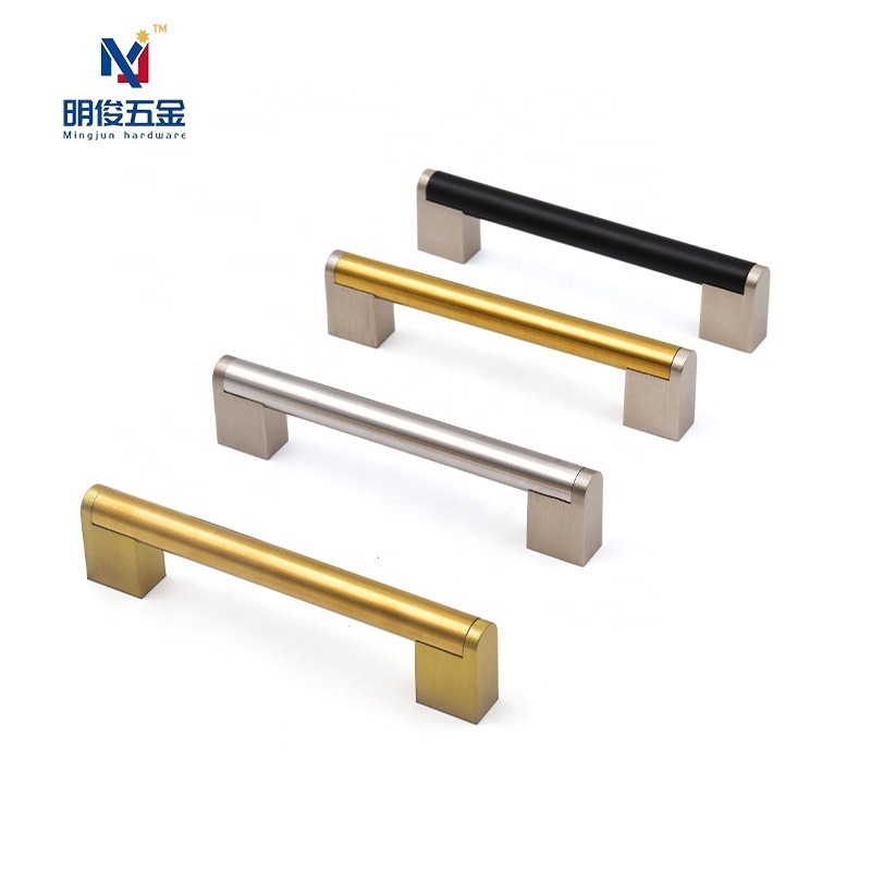 Furniture Pulls Kitchen Cabinet Handles Stainless Steel Modern Brushed Nickel Gold Black Furniture Handle Knob