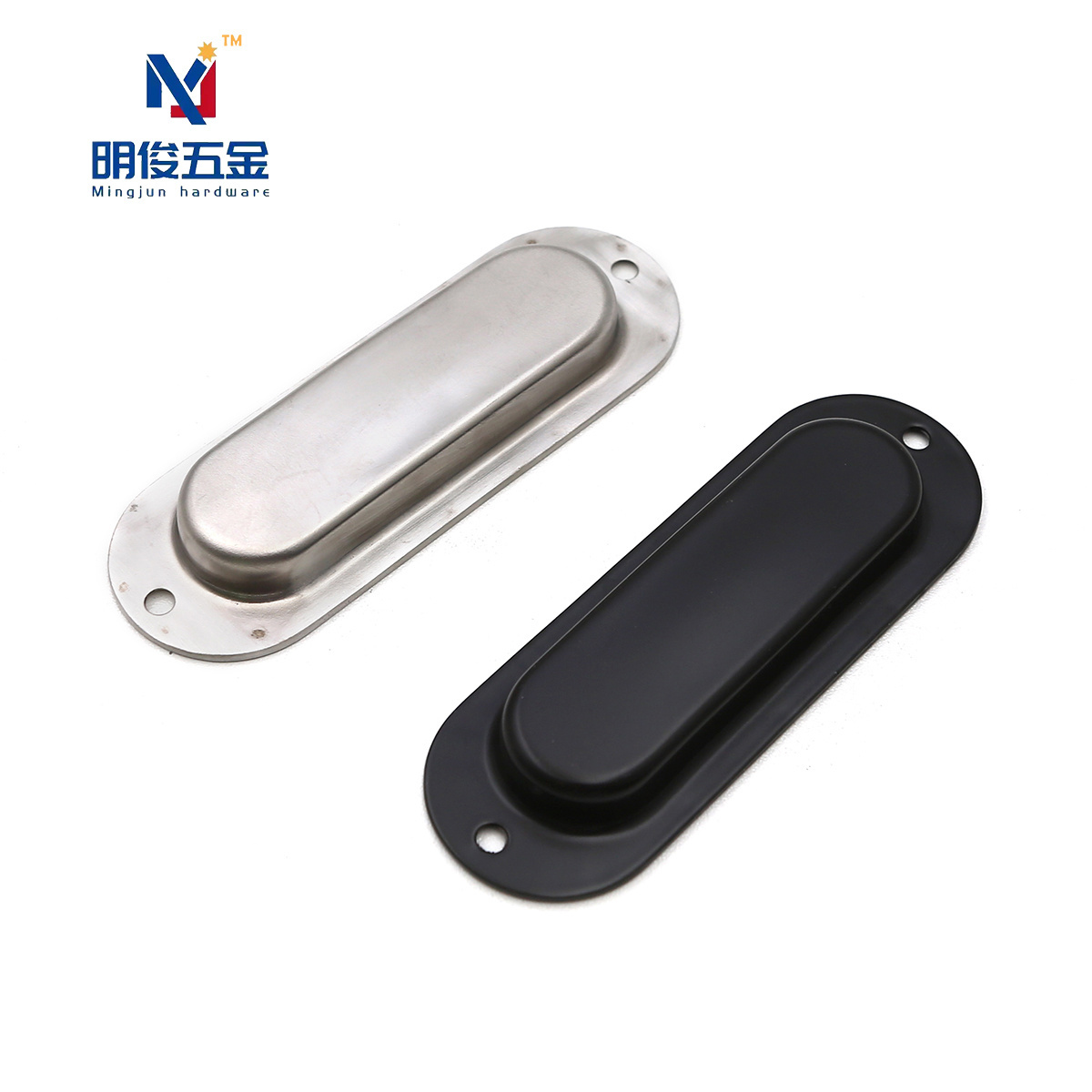 Black Matte Concealed Recessed Flush Pull Handles For Sliding Doors