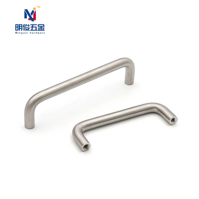 Furniture Kitchen Cupboard Bathroom Stainless Steel 96mm 128mm U Shaped Cabinet Pull Handles for Door