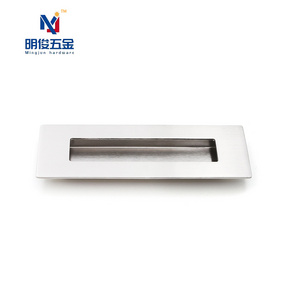 Stainless Steel Recessed Concealed Handle Kitchen Cupboard Drawer Cabinet Pull Sliding Door Handles Flush Pulls