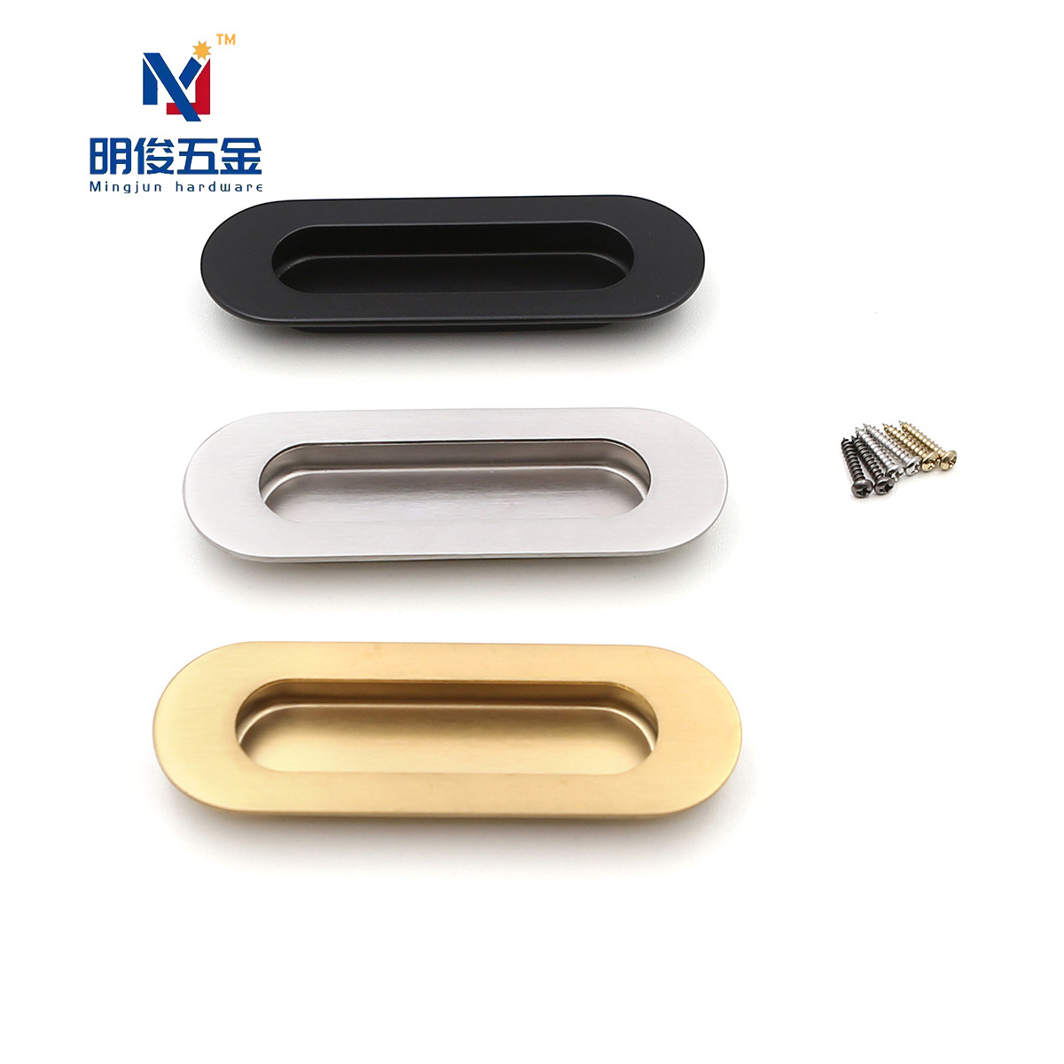 Hot Sale Stainless Steel Hidden Handle Kitchen Cabinet Door Pull Inlay Cabinet Handles Furniture Handles Drawer Pulls