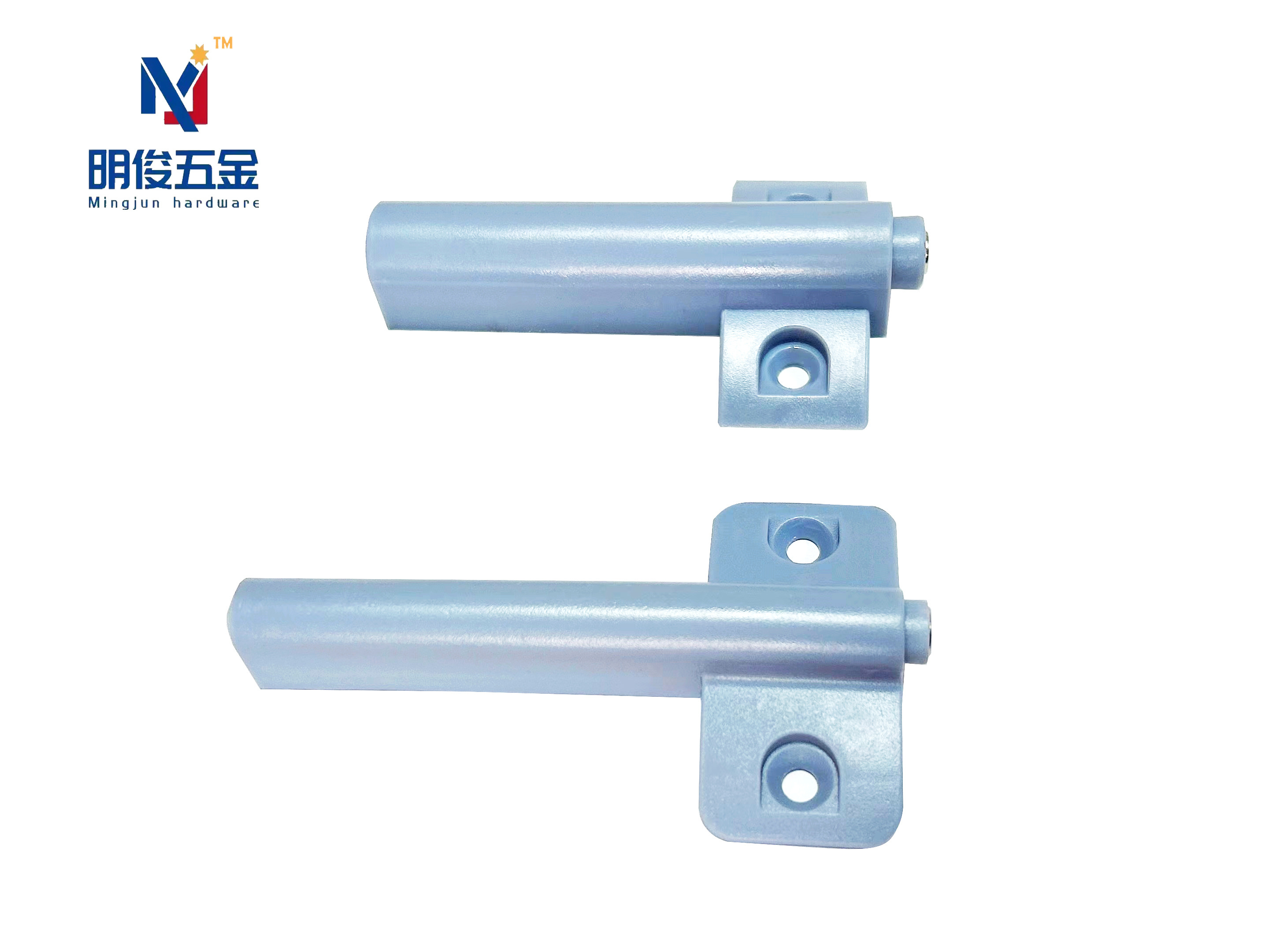 Cabinet Latch Door Cupboard Handle Pulls Catches Push to Open Damper Buffer Hidden Pulls Magnetic Blue Modern ABS Plastic