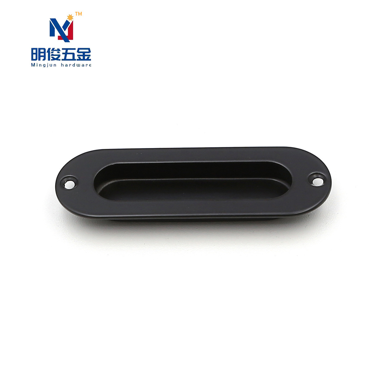 Black Matte Concealed Recessed Flush Pull Handles For Sliding Doors