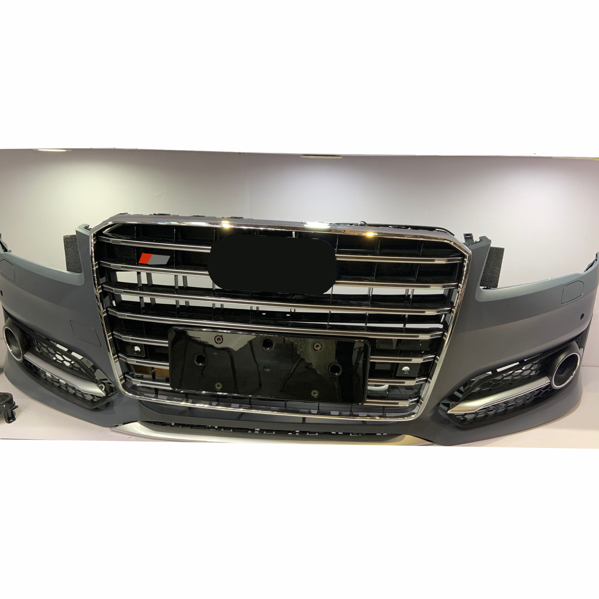 Car Bumpers For AUDI A8 front bumper assy with Grill Tuning Parts upgrade S8 2015 2016 2017 retrofit body kits