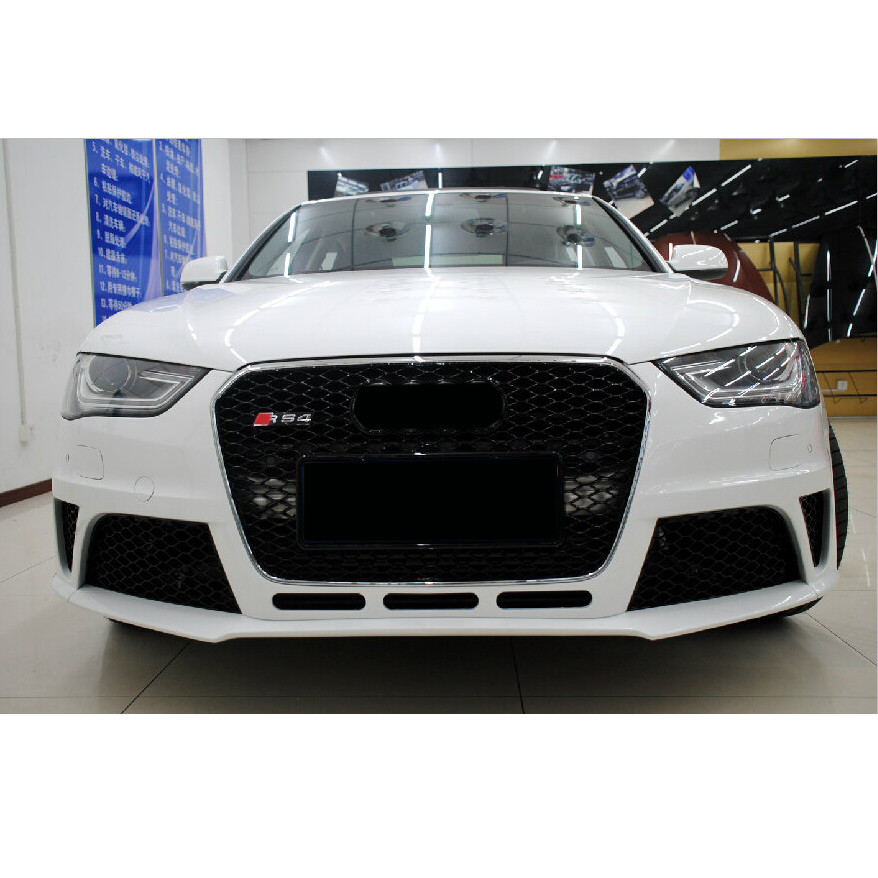 RSU car tuning front bumper grille diffuser A4L S4 facelift auto parts for AUDI A4 B8PA RS4 body kit other accessories