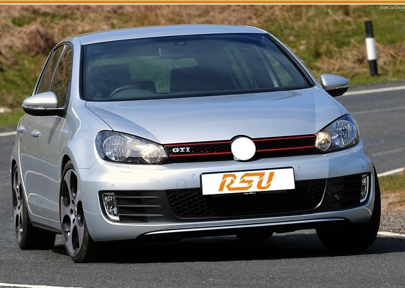 Auto modified High quality PP material Front bumper with grill for V W GOLF 6 2009-2013  change to GOLF 6 GTI  body kit