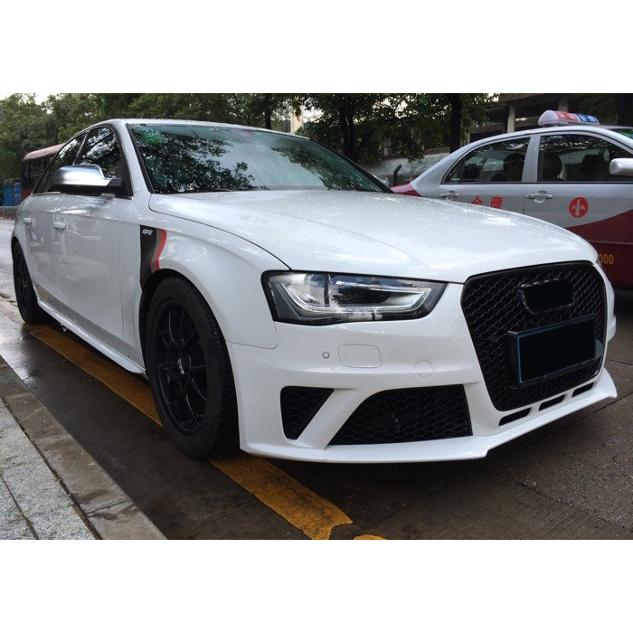 RSU car tuning front bumper grille diffuser A4L S4 facelift auto parts for AUDI A4 B8PA RS4 body kit other accessories