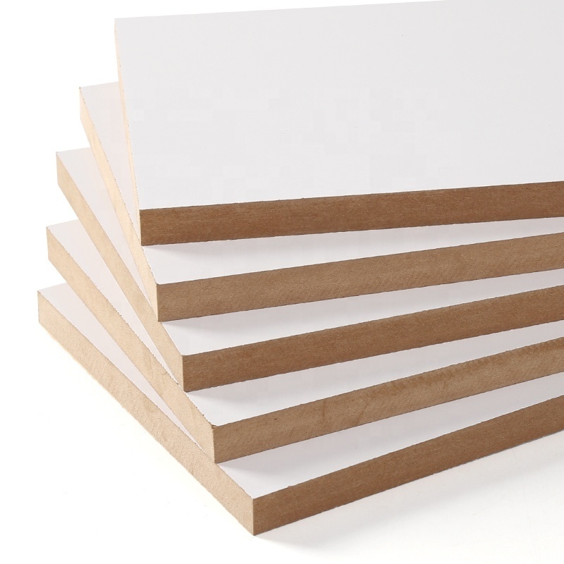 4x8 1220x2440mm 12mm 15mm 18mm melamine faced mdf board / Uv coated / Raw mdf boards for Kitchen Cabinet