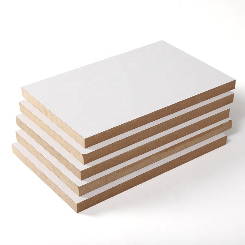 4x8 1220x2440mm 12mm 15mm 18mm melamine faced mdf board / Uv coated / Raw mdf boards for Kitchen Cabinet