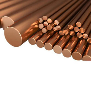 99.99% china pure copper C1100 T2 TP1 brass round bar copper bar price per kg