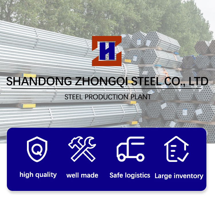 Good Quality Hot Dipped Large Diameter Galvanized Steel Round Pipe Cheap Prices