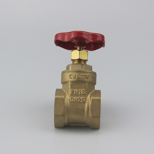 BSP Female Thread CW617N Brass Gate Valve For Water Oil Air 1/2 - 1 Inch  Water Valves Iron Handle