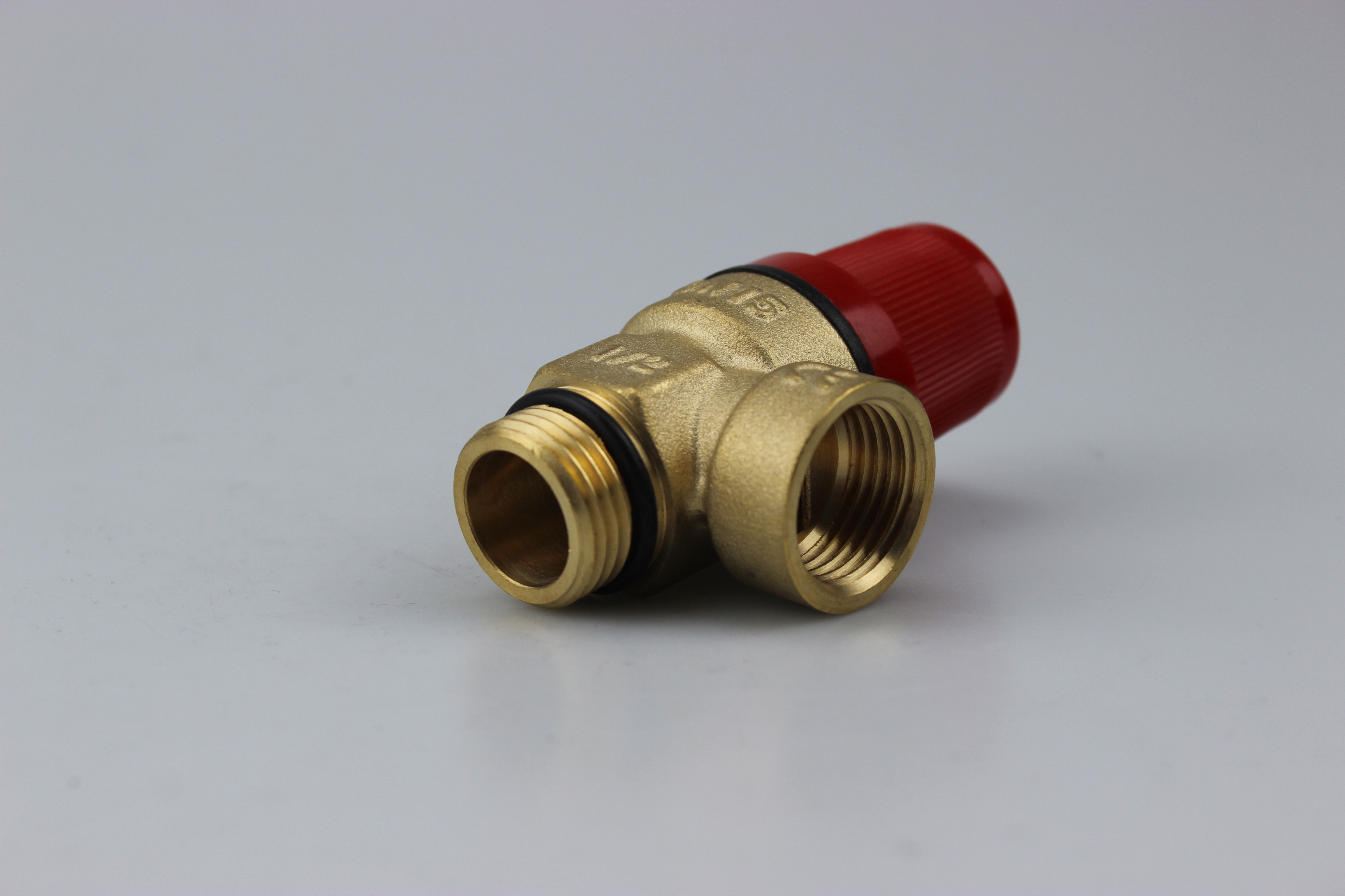 Brass Safety Gas Boiler pressure safety valve male thread water heater safety valve for boiler