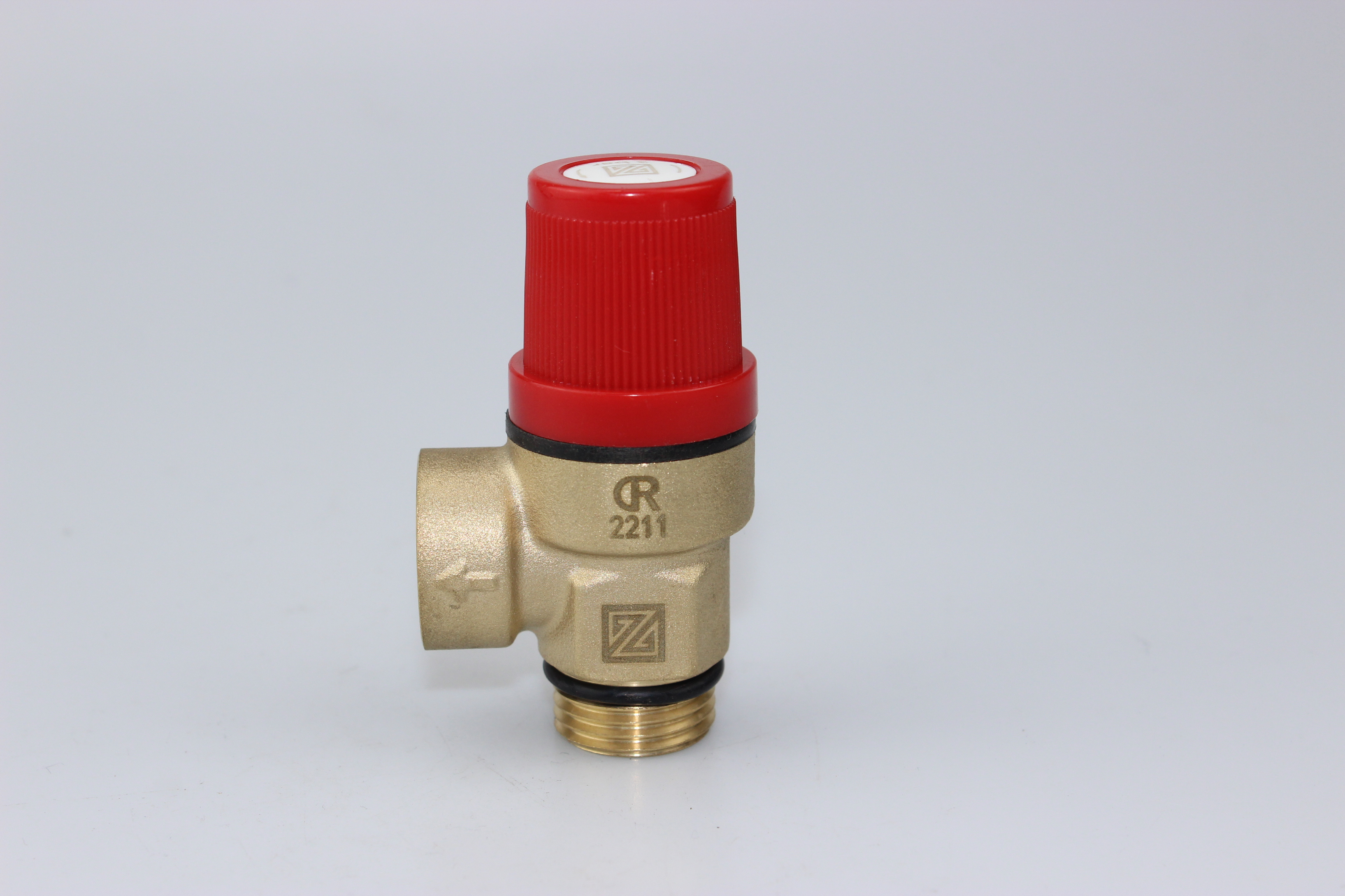 Brass Safety Gas Boiler pressure safety valve male thread water heater safety valve for boiler