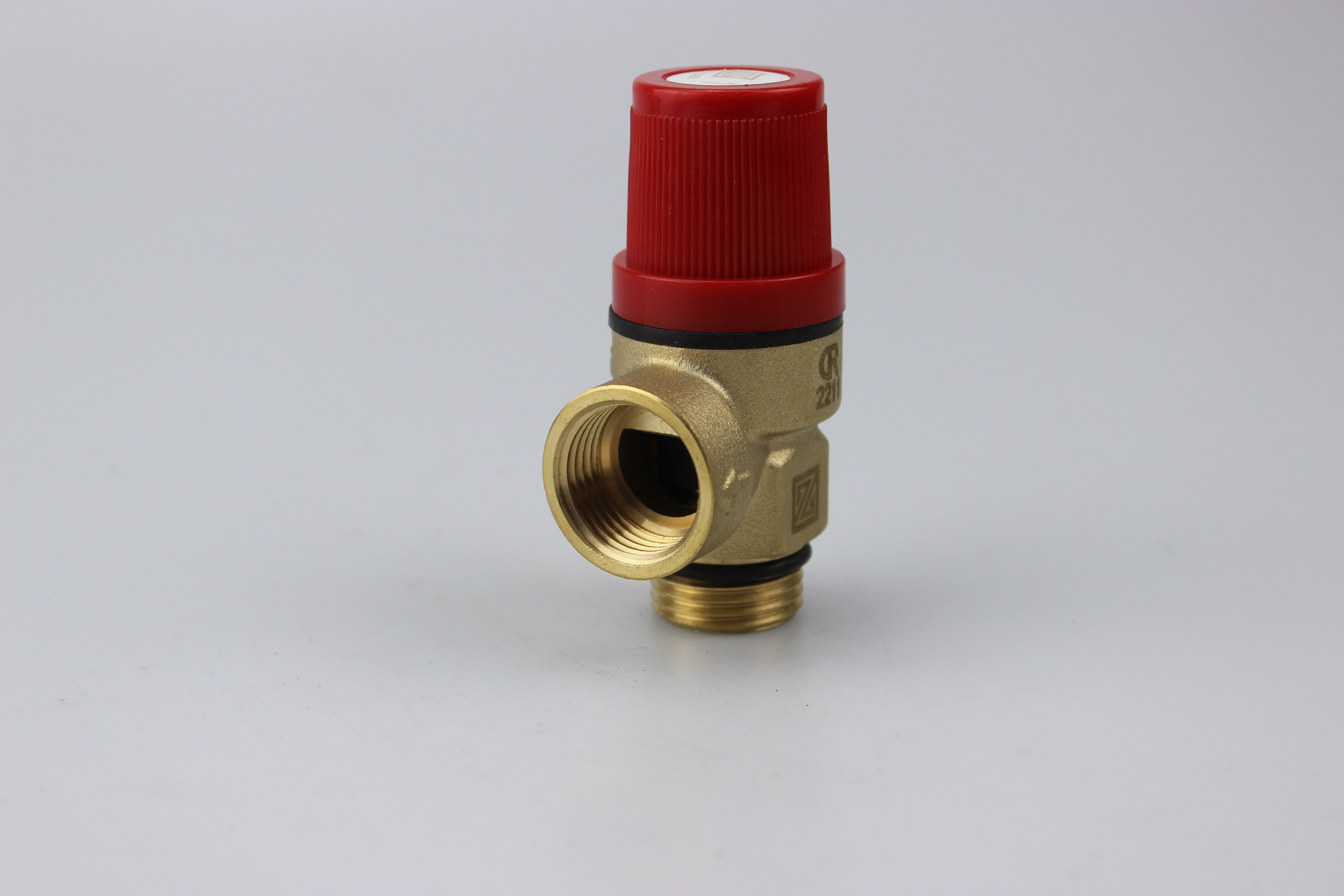 Brass Safety Gas Boiler pressure safety valve male thread water heater safety valve for boiler