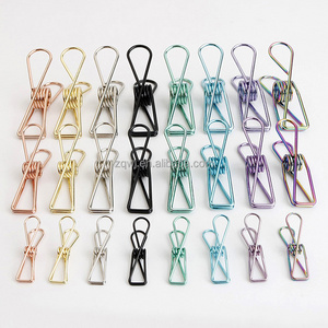 Multi-Purpose Metal Wire Utility Metal Clips Clothes Pins Stainless Steel Clothes Pegs