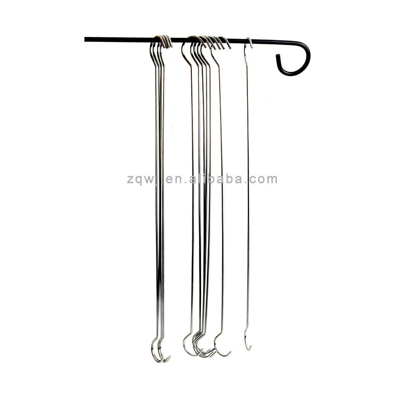 Long Ceiling Sign Banners Holder Store Fixtures Direct Ceiling Item Hangers Ceiling Hook Double C Display Hook for Displays