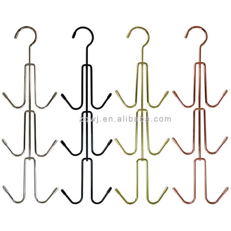 Metal Scarf Hook belt Holder Backpack Rack Handbag Organizer Purse Hanger Bag Storage Hook for Home Wardrobe Closet Tie Hat Silk