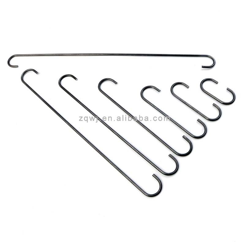 3mm OEM Customized Powder Coat Large Metal Hook Steel Hook S Hooks to Hang Parts on for Paint