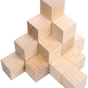 10mm to 50mm Unfinished Wooden Blocks  for Crafts and DIY projects