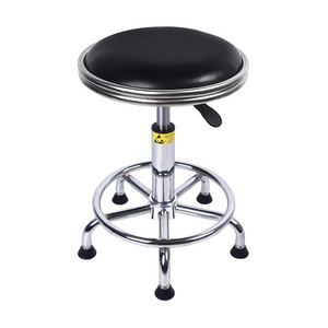 PU Leather Laboratory Stool Medical Medical Bar Office Dental Swivel Esd Laboratory Chair Lab Chair