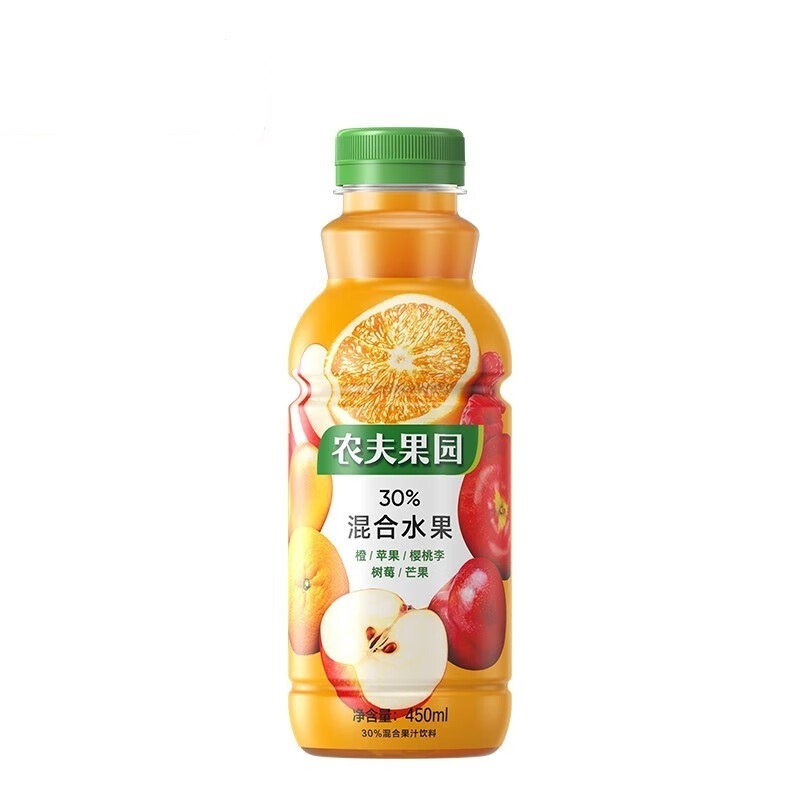 Nongfu Farmer's Orchard Exotic 30% Mixed Fruit Juice Drink Orange Apple Cherry Plum Raspberry Mango-Fruit & Vegetable Soft Drink