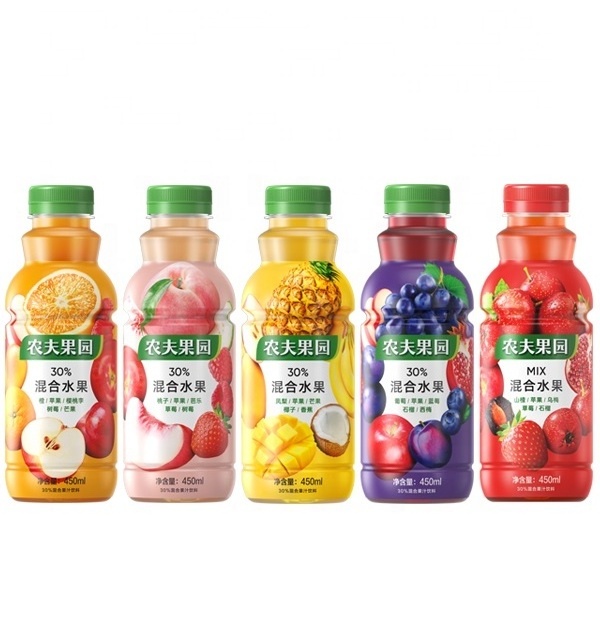 Nongfu Farmer's Orchard Exotic 30% Mixed Fruit Juice Drink Orange Apple Cherry Plum Raspberry Mango-Fruit & Vegetable Soft Drink