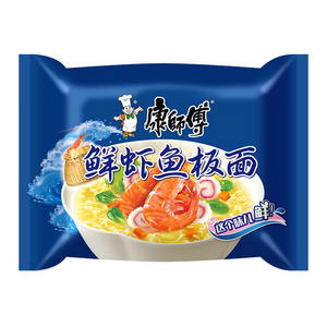 Wholesale Chinese Master Kong Instant Noodles Self Heating Ramen Shrimp and Fish Noodle Packed in Bag