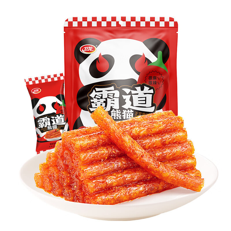 Authentic Good Taste Soft Texture Spicy Strip from Famous China Brand Hot Latiao Glute Spicy Strip in Bag Packaging