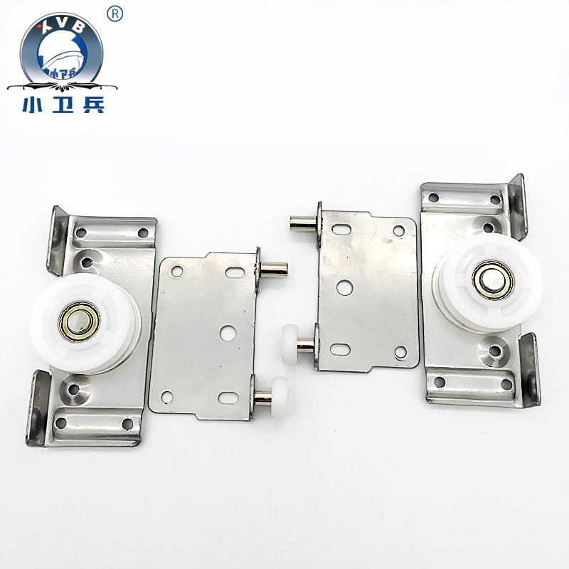 top Sale XVB-AW02 Kitchen Cabinet Sliding Roller Wardrobe Sliding Door Roller Wheel Fittings For Door System And Furniture