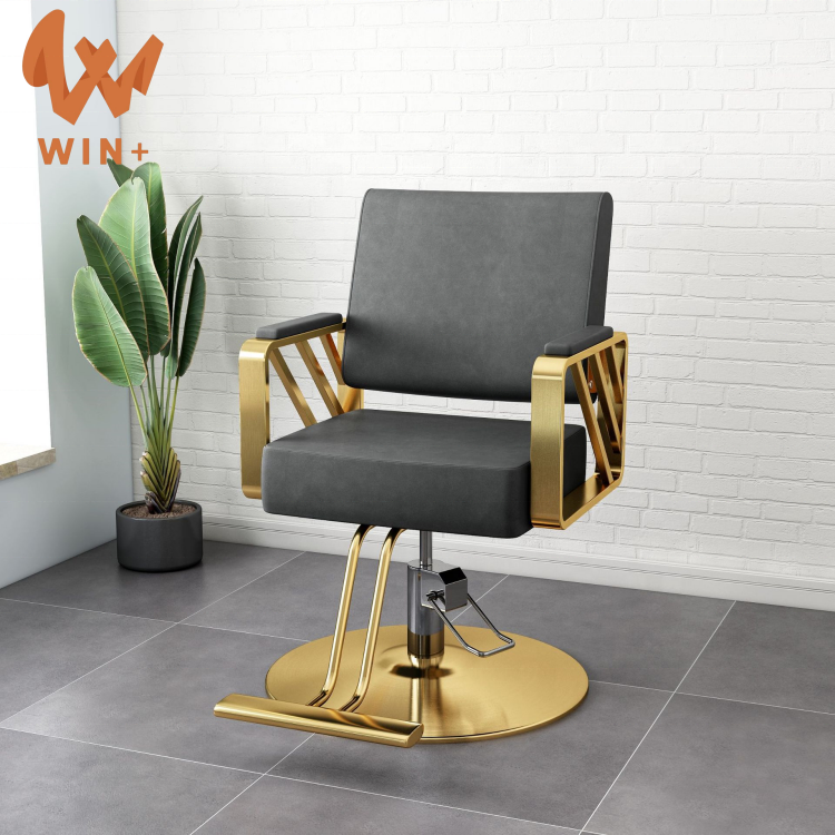 Professional modern salon luxury belmont hydraulic black hair salon chair barber chair for barber shop