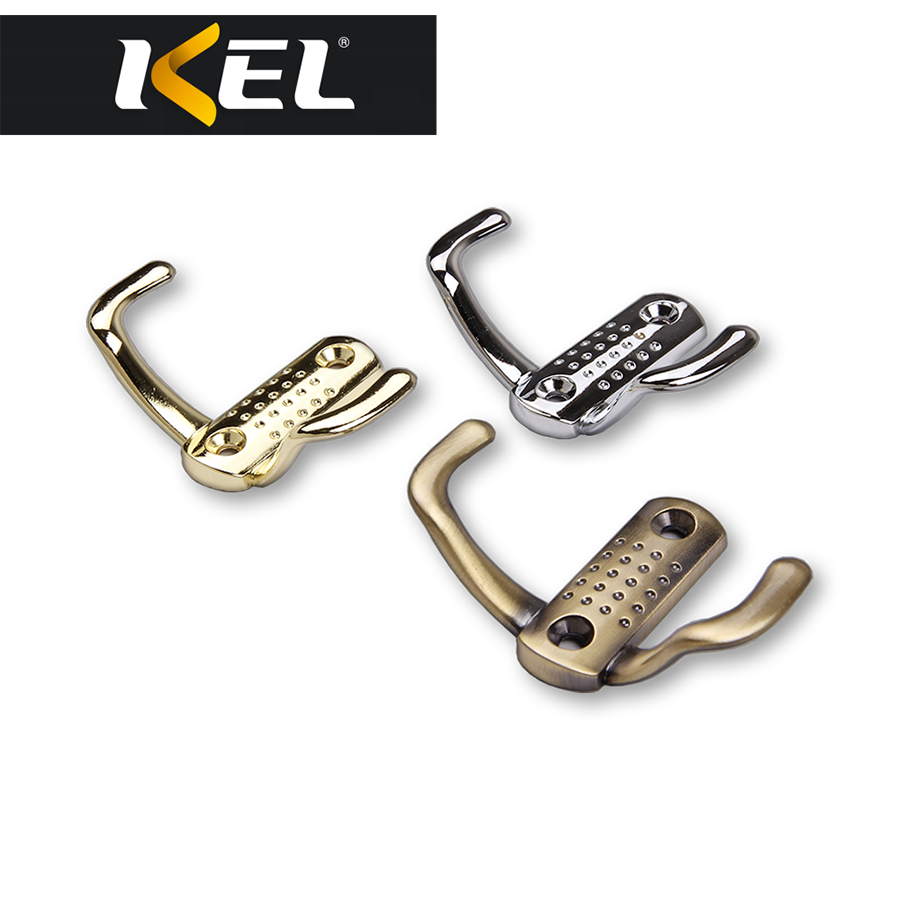 Wholesale Furniture Hardware Bedroom Clothes Metal Hooks Zinc Alloy Coat And Hat Wall Hook