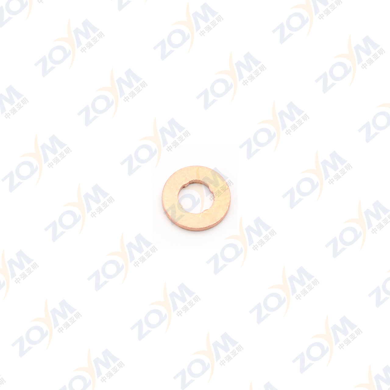 ZQYM Custom Different Sizes Brass Gasket Copper Flat Washers for Cummins ISX & QSX- XPI injector 15L 4327147/4384365