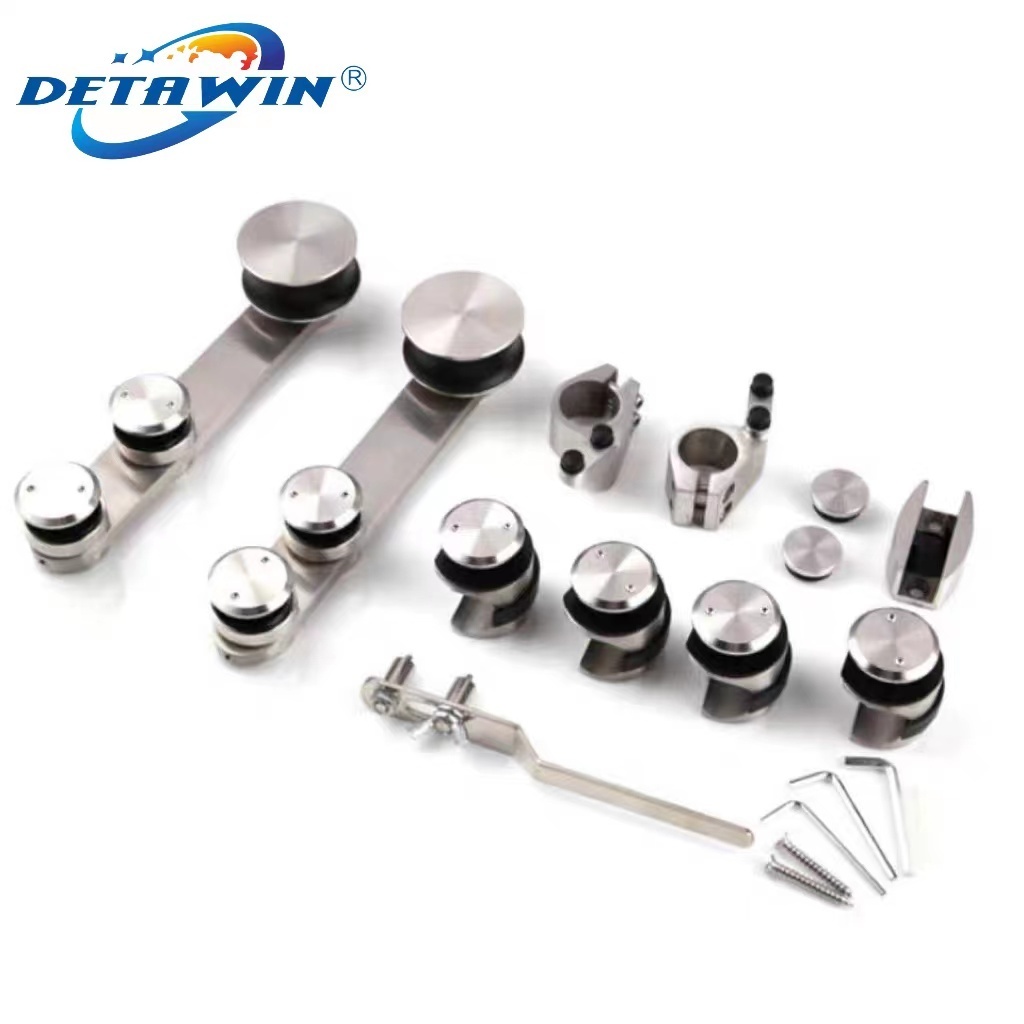 Factory Wholesale Stainless Steel Glass Sliding Door System  Shower Door Hardware Fitting