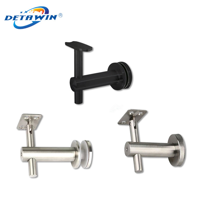 Factory Price 304/316 Stainless Steel Glass Handrail Bracket For Apartment Indoor Outdoor Railing Fitting