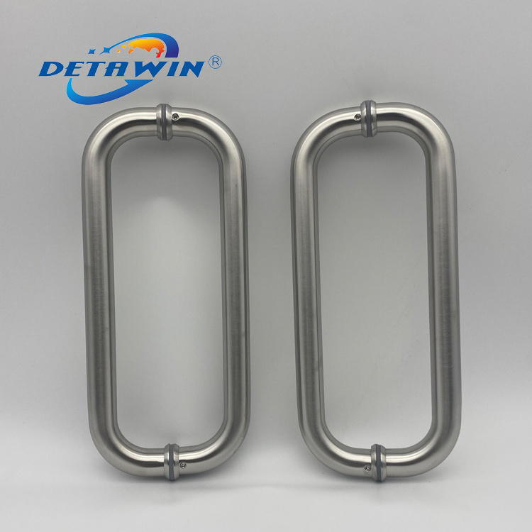 Wholesale Glass Door Hardware Fitting Stainless Steel Ring Glass Door Pull  Handle For Frameless Shower Doors