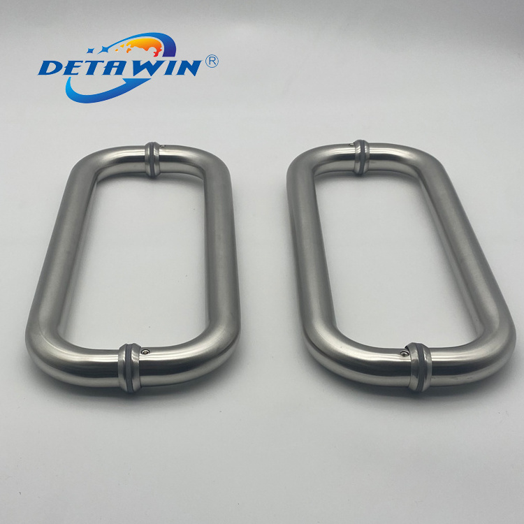 Wholesale Glass Door Hardware Fitting Stainless Steel Ring Glass Door Pull  Handle For Frameless Shower Doors