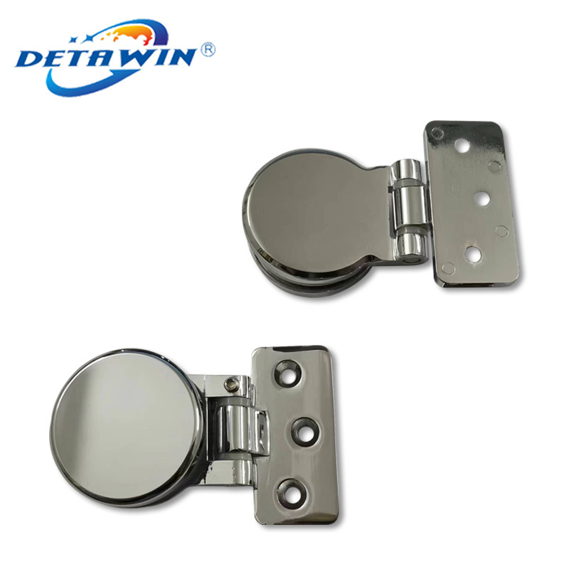 90/180 Degree Zinc Alloy Glass To Glass Door Round Shower Hinge Bathroom Door Circular Hinge