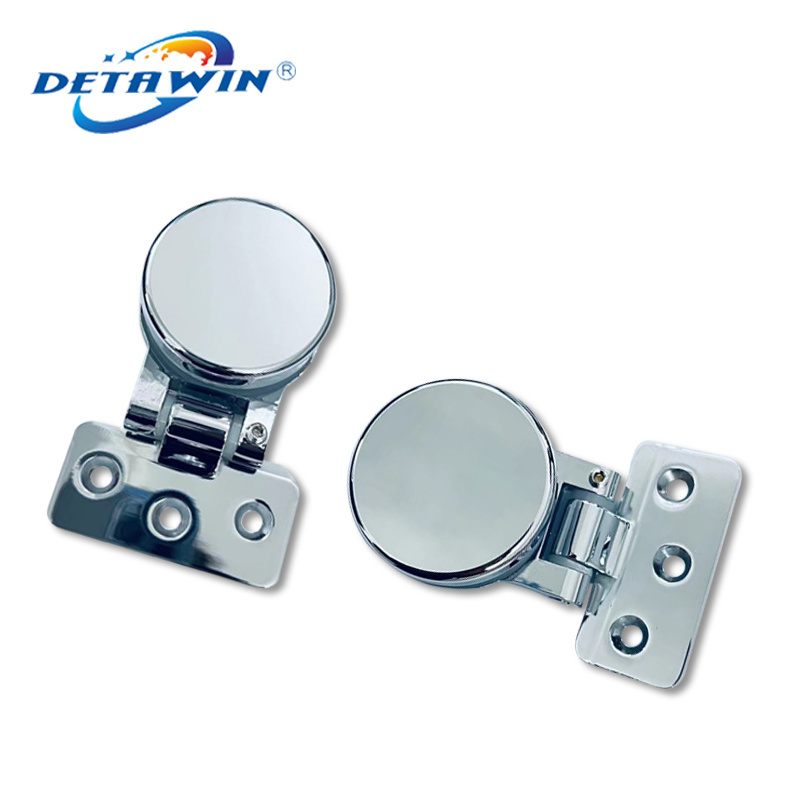 90/180 Degree Zinc Alloy Glass To Glass Door Round Shower Hinge Bathroom Door Circular Hinge