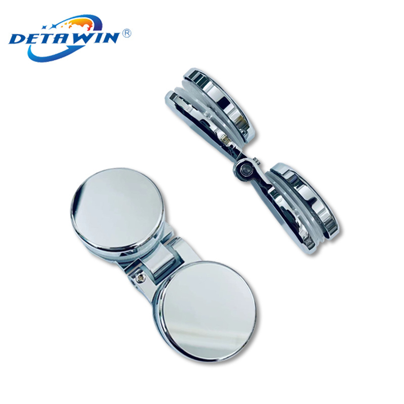 90/180 Degree Zinc Alloy Glass To Glass Door Round Shower Hinge Bathroom Door Circular Hinge