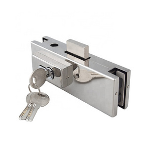 Factory Direct Sales Aluminum Alloy Core Glass Door Lock Patch Fitting Hardware