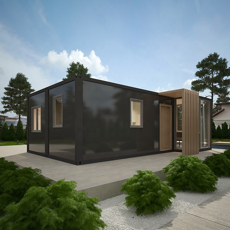 luxury resort bungalow villas  modular prefabricated modern design tiny homes prefab flat pack container house for living