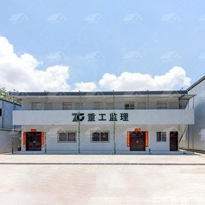 Cheap portable T type prefab house  light steel apartment building   prefabricated 2 story house for sale