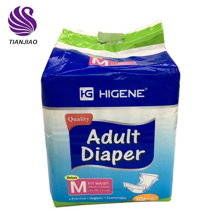 Whole Day Adjustable  Printed Adult Diaper Ultra soft Disposable Japanese Adult Baby Diaper Diaper Girls