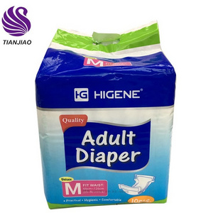 Whole Day Adjustable  Printed Adult Diaper Ultra soft Disposable Japanese Adult Baby Diaper Diaper Girls